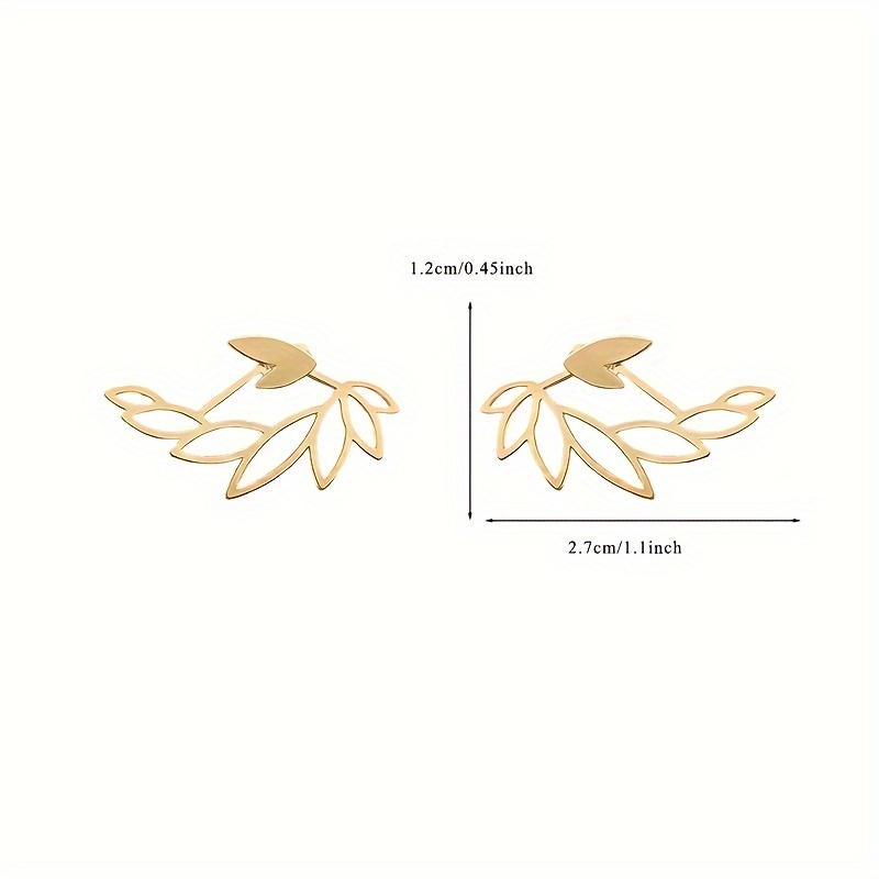 Women's Minimalist Peacock Hollowed Out Geometric Earrings